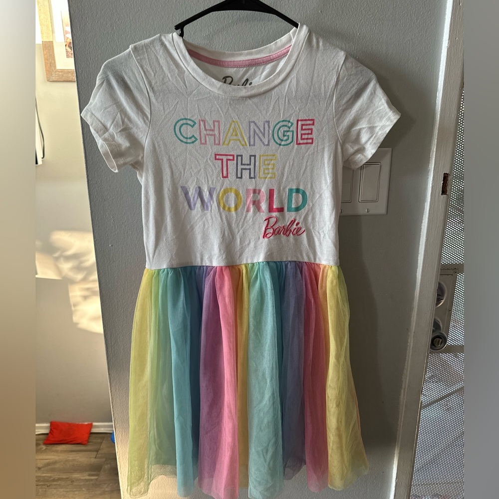 Girls Barbie dress size Large 10-12
